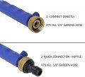 Nc 2021 Upgrade Extendable Hydro Jet Washer High Pressure Power Wand Water Hose With Nozzle Auto Watering Sprayer Flexible