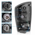 Amerilite For 2016-2022 Toyota Tacoma Pickup Truck Led Tube Parking Lamp Smoke Chrome Tail Lights Assembly Driver And Passenger