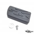 Httmt Mt216-066- Motorcycle Black Lightning Large Brake Pedal Pad Compatible With H-d Softail Slim Fls Fat Boy Flstf Street