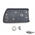 Httmt Mt216-066- Motorcycle Black Lightning Large Brake Pedal Pad Compatible With H-d Softail Slim Fls Fat Boy Flstf Street