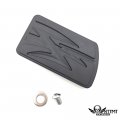 Httmt Mt216-066- Motorcycle Black Lightning Large Brake Pedal Pad Compatible With H-d Softail Slim Fls Fat Boy Flstf Street