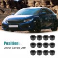 Acropix Rear Camber Lower Control Arm Bushing Kit Fit For Honda Civic Pack Of 12 Black