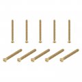 Brass Wood Screws M4x45mm Phillips Flat Head Self Tapping Connector For Door Cabinet Wooden Furniture 20pcs 