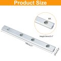 2pcs 40 Series Straight Line Connector 7 Inch With M8 Mounting Screws And Wrench Corner Bracket For T V Slot 4040 Carbon Steel