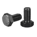 20 Pcs 5 16-18 X 8 In Hex Head Bolts 304 Stainless Steel Fully Threaded Screws Black Oxide Finish For Construction And