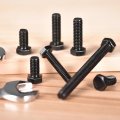20 Pcs 5 16-18 X 8 In Hex Head Bolts 304 Stainless Steel Fully Threaded Screws Black Oxide Finish For Construction And 