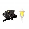 Labwork Fuel Pump With Filter Rear Window Lift Gate Glass Hinge Kit Replacement For Kawasaki Fs Fr John Deere 49040-7008