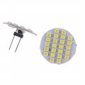 Pair G4 Back Pin 1210 Surface Mount Device 24 Led Car Side Dome Light White 12v 