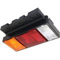 Isuzu Nqr Heavy Duty Truck Tail Light Assembly 1995 To 2010 Driver Side Replacement For 8970658100 Halogen Amber Clear And Red 