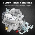 Jeep Carburetor For 1983-1988 6-cyl 4 2l 258cu Cj5 Cj7 Engine Amc Carter Type Bbd 2-barrel