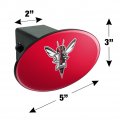 University Of Lynchburg Primary Logo Oval Tow Hitch Cover Trailer Plug Insert 2