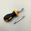 Works Both Ways Double Ended Screwdriver With Phillips And Flat Head 4 5 In Rubberized Grip Handle For Sewing Machines Small 