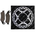 Niche Front Left Brake Rotor Pad Semi Metallic Kit For Kawasaki Suzuki 43082-1172 59300-36850 41080-1516 K4108-01516
