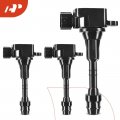 A-premium 3pcs Ignition Coil Packs Compatible With Nissan Infiniti Vehicles 0l 3 5l 4 Frontier 2005-2019 Maxima Pathfinder