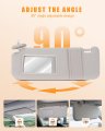 Ocpty Left Driver Side Gray Sun Visor With Sunroof Fit For 2009 2010 2011 2012 2013 2014 2015 2016 Toyota Venza 74320-0t022-b1