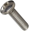 18-8 Stainless Steel Machine Screw Plain Finish Pan Head Phillips Drive Meets Asme B18 6 3 8 Length Fully Threaded 8-32 Unc 
