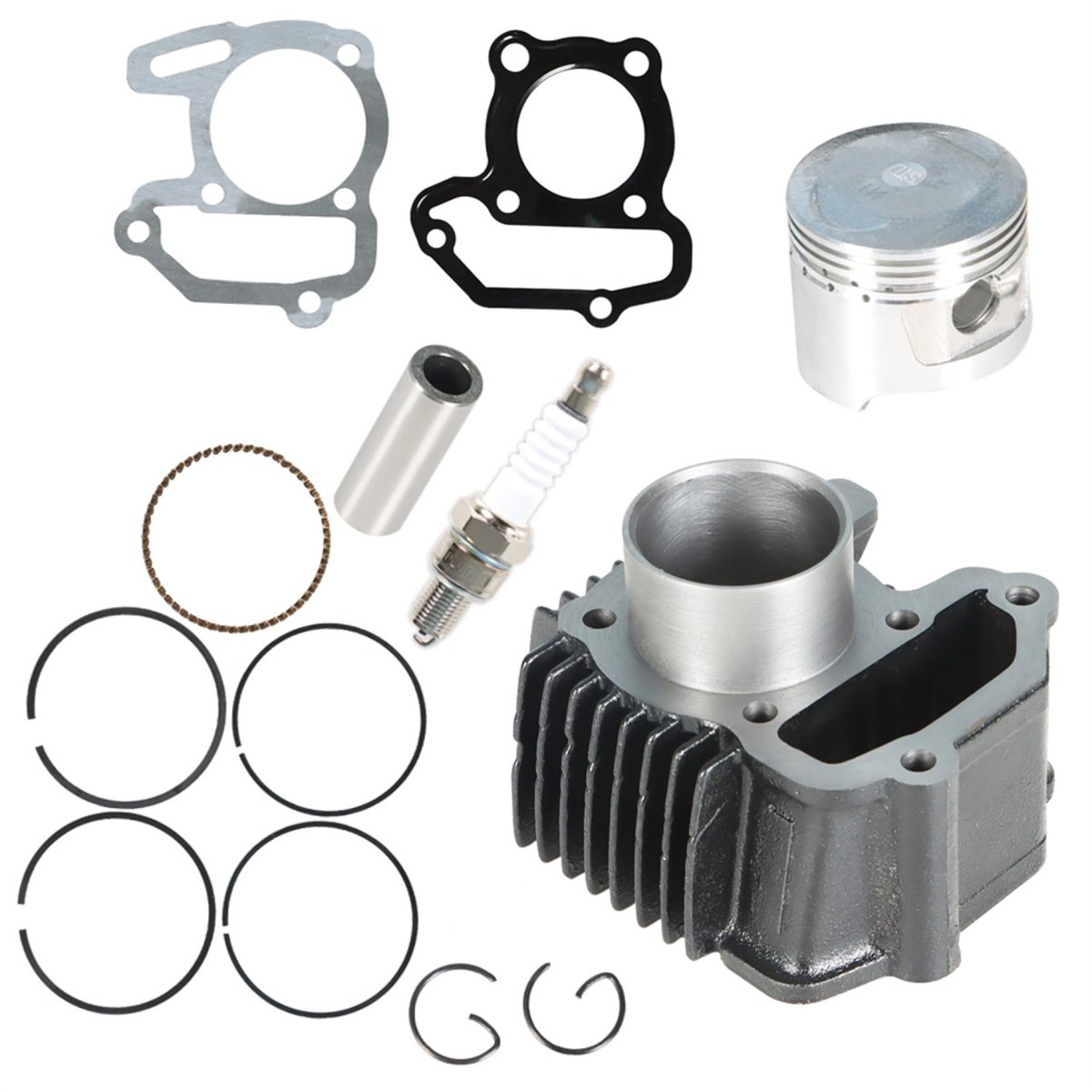 Piston Cylinder Top End Head Kit Gasket Replacement For Yamaha Yfm80
