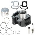 Piston Cylinder Top End Head Kit Gasket Replacement For Yamaha Yfm80