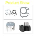 Piston Cylinder Top End Head Kit Gasket Replacement For Yamaha Yfm80