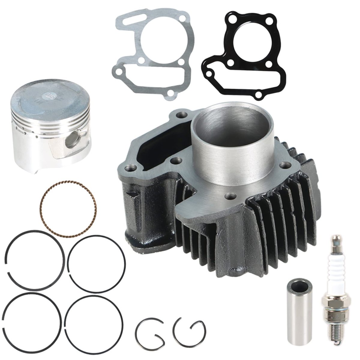 Piston Cylinder Top End Head Kit Gasket Replacement For Yamaha Yfm80