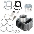 Piston Cylinder Top End Head Kit Gasket Replacement For Yamaha Yfm80 