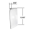 Gordon Glassa Framed Shower Door Bottom Soft Vinyl Sweep Seal Star Insert Shape 36 Inch Long 1-3 16 Strip Height Transparent 3