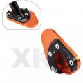 Xkh- Cnc Sidestand Plate Kickstand Extension Pad Compatible With Ktm 125 200 390 Duke 2013-2015 B076gz9dny
