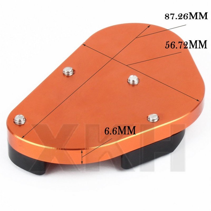 Cnc Sidestand Plate Kickstand Extension Pad For Ktm 125 200 390 Duke 2013 2015