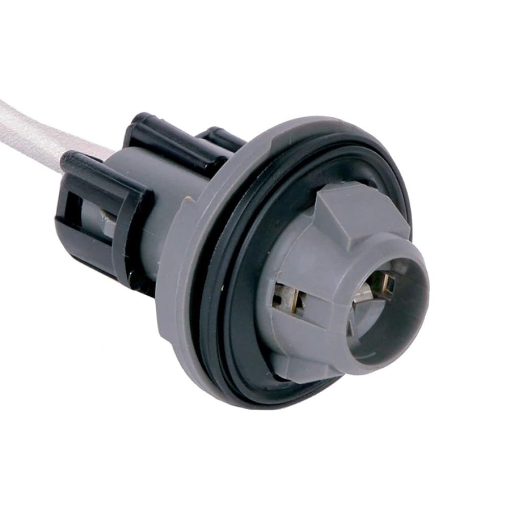 Front Side Marker Light Connector For Pontiac Firebird 1993 1998 2 Terminal 20 Wire Gauge Gray Plastic Replacement Part