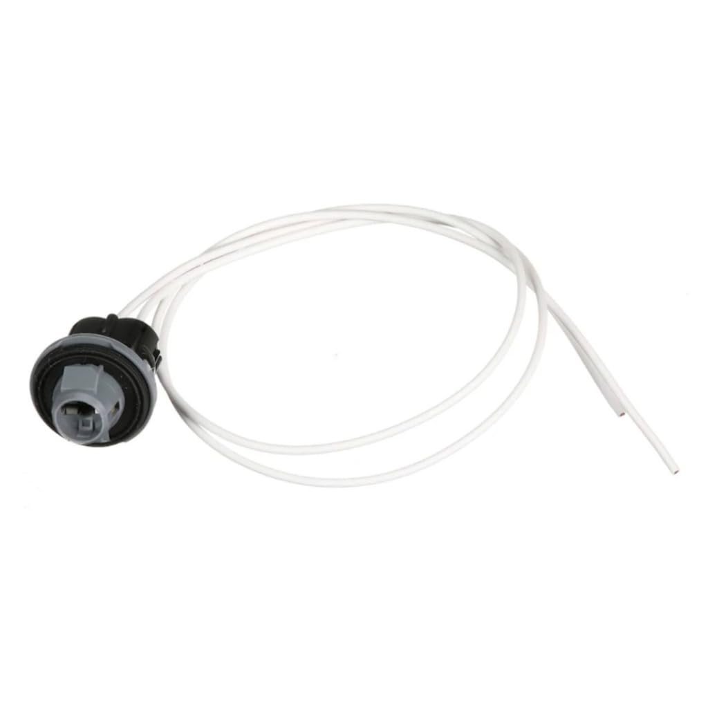Front Side Marker Light Connector For Pontiac Firebird 1993 1998 2 Terminal 20 Wire Gauge Gray Plastic Replacement Part