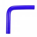 X Autohaux 16mm 0 63 Id 90 Degree Elbow Silicone Reducer Hose Pipe Bend Turbo Water Intercooler Blue