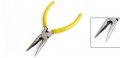 Uxcell Plastic Coated Grip Needle Long Nose Pliers Hand Ware Tool 130mm