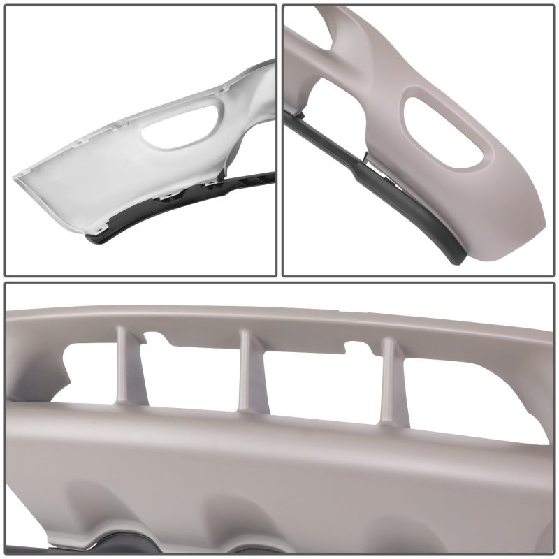 Fo1095180 Factory Style Front Lower Bumper Valance Air Deflector With Fog Lights And Tow Hook For Ford F150 Expedition King