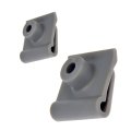 Clip Nut Assortments For Mazda Cx-5 2013 2014 2015 2016 B45556135 Bumper Clips Fastener Gray Nylon Rectangular Shape 2 Pieces 