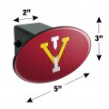 Virginia Military Institute Primary Logo Oval Tow Hitch Cover Trailer Plug Insert 2