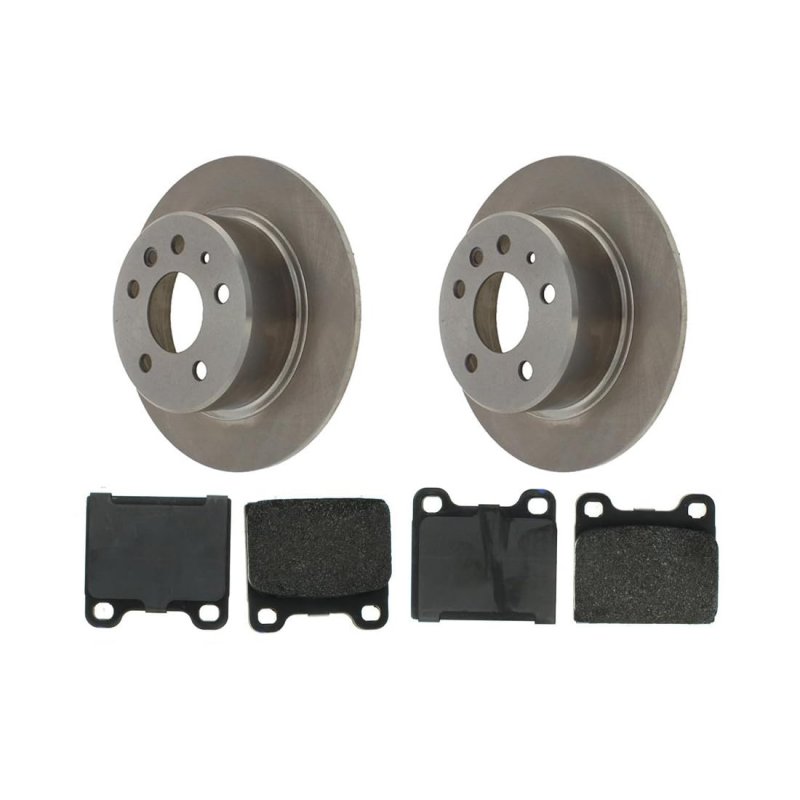 A-partrix Rear Disc Brake Pads And Rotors Kit Fits Mercedes-benz 300se 1961 1962 1963 1964 R990