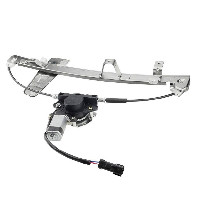 Front Left Driver Side Power Window Regulator With Motor Assembly For Jeep Grand Cherokee 2001 2004 Wj Series 2 Pin Plug