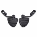 Httmt- Black 5 Long Footpeg Kit 1 25 Engine Guard Compatible With Kawasaki Vulcan Vn400 Vn800 P N Mt216-112-bk 312-g-bk