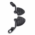 Httmt- Black 5 Long Footpeg Kit 1 25 Engine Guard Compatible With Kawasaki Vulcan Vn400 Vn800 P N Mt216-112-bk 312-g-bk