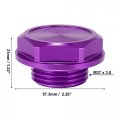 X Autohaux Purple Aluminum Alloy Gas Engine Oil Filler Cap Plug Cover For Toyota Rav4 Corolla 4runner Sienna Tundra Tacoma