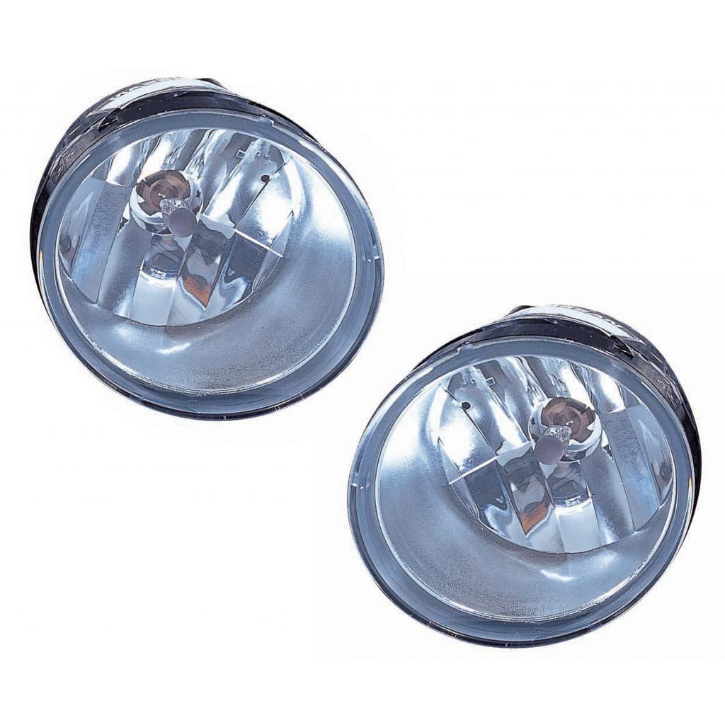 Fog Light Assembly Pair For Nissan Armada 2004 2005 2006 2007 Driver And Passenger Side With Bulbs Dot Certified Fits Ni2592119