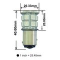1157 2357 S25 Bay15d Led Car Scooter Motor Bulbs Ultra Purple 20smd 5050 12v 2 Pack For Turn Signal Side Marker Stop Backup