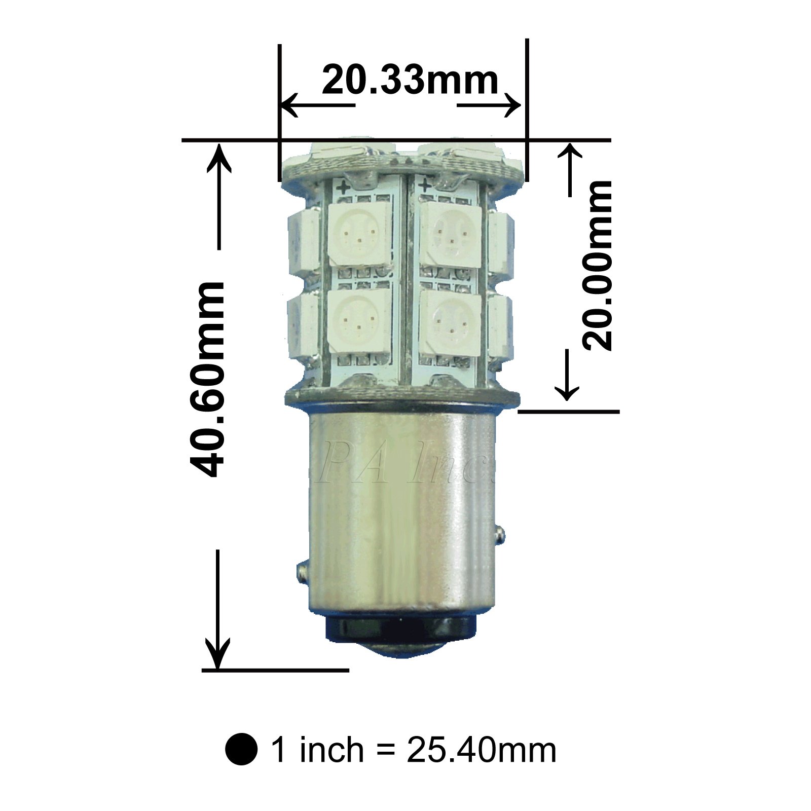 1157 2357 S25 Bay15d Led Car Scooter Motor Bulbs Ultra Purple 20smd 5050 12v 2 Pack For Turn Signal Side Marker Stop Backup