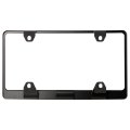 Usr Unique Style Racin 3d Raised Letter Stealth Black Powder Coat Uv Resistant Rust-proof Steel License Plate Frame For Bwm All 