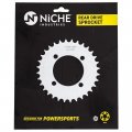 Niche Drive Sprocket Chain Combo For Yamaha Pw80 Y-zinger Front 15 Rear 32 Tooth 420v O-ring 84 Links