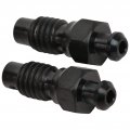 Bike Brake Bleeder Screw Easy Installation Removal Small Size High Strength Screws Fine Polishing For Mountain Black