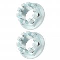 M Mati Front Rear Axle Nuts With Pins 2pcs For Honda Pioneer 700 500 520 2014-up Big Red 700 Muv700 2009-2013 1000 Talon