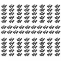 Caltric 100 Fender Rivet Clips Compatible With Polaris Rzr 1000 Xp 4