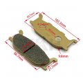Xkh- Disc Brake Pad Set Compatible With Road Bike Xv 1600 Star- Fa179 B077p1hbzg