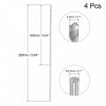 Uxcell Hss High Speed Steel Extra Long Twist Drill Bits 2 5mm Diameter 250mm Length 4 Pcs